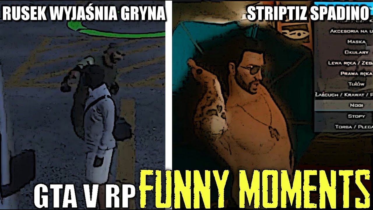 GTA V RP[RUSEK WYJAŚNIA GRYNA/STRIPTIZ SPADINO/