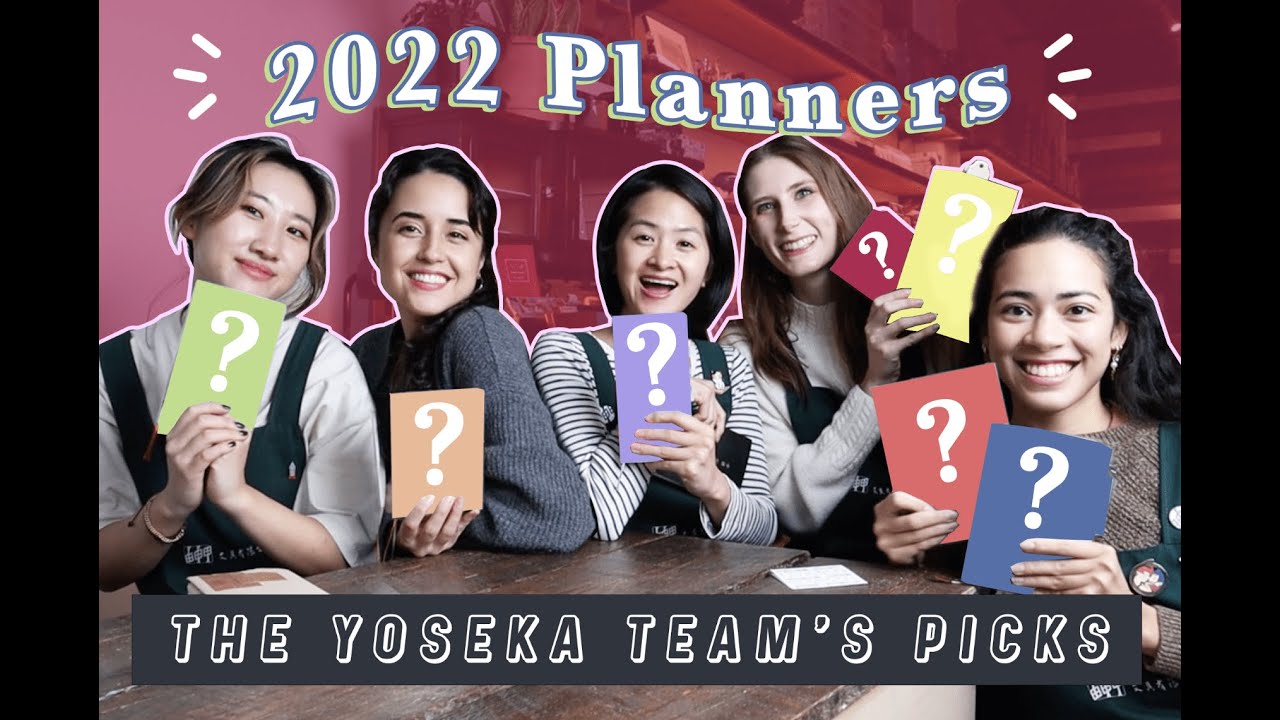 Team Yoseka’s 2022 Planner Tour: Hobonichi, Traveler's Notebook, Hightide and Bushimen!