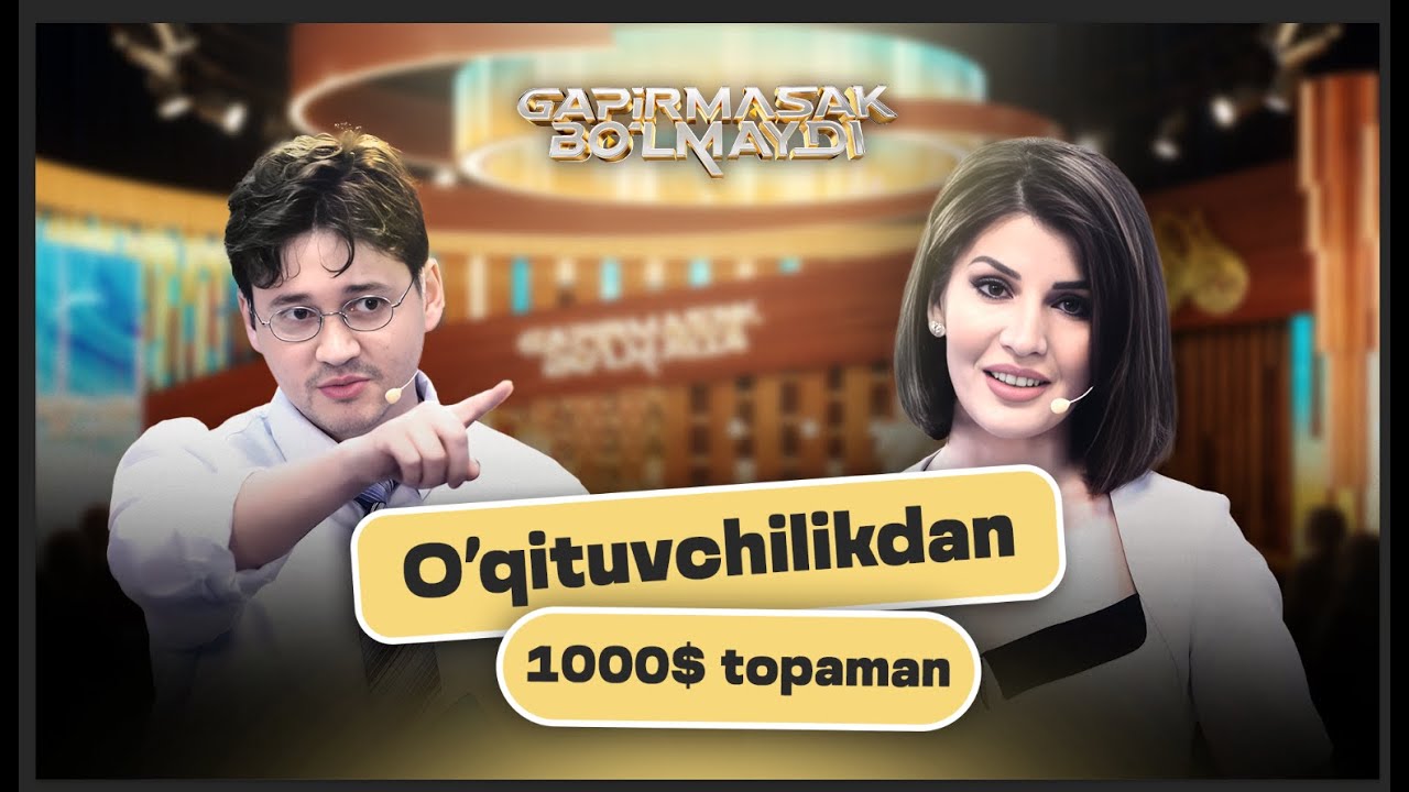 “O’qituvchilikdan 1000$ topaman”... Gapirmasak Bo'lmaydi