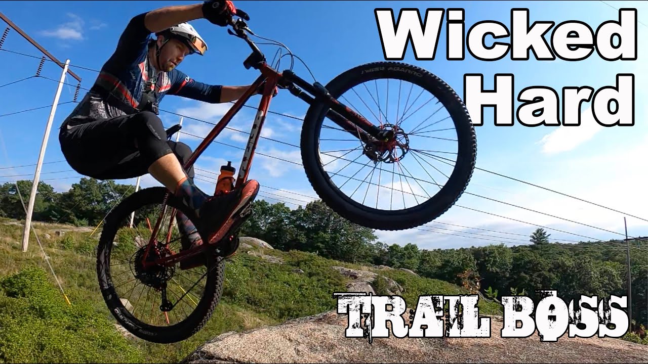 RIDING A WICKED HARD MOUNTAIN BIKE TRAIL | Lynn Woods on a hardtail