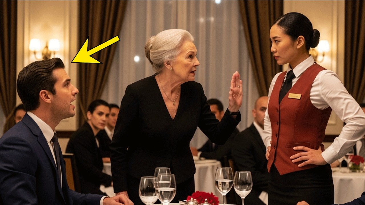 EVERYONE FEARED THE MILLIONAIRE’S MOTHER—UNTIL THE WAITRESS LEFT HER SPEECHLESS