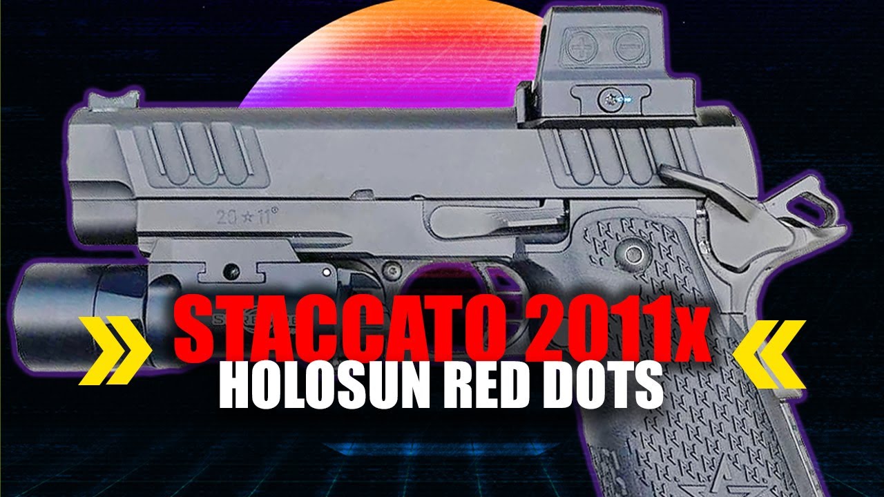 Лучшая оптика Holosun для Staccato 2011 C, CS, P, XL и XC.