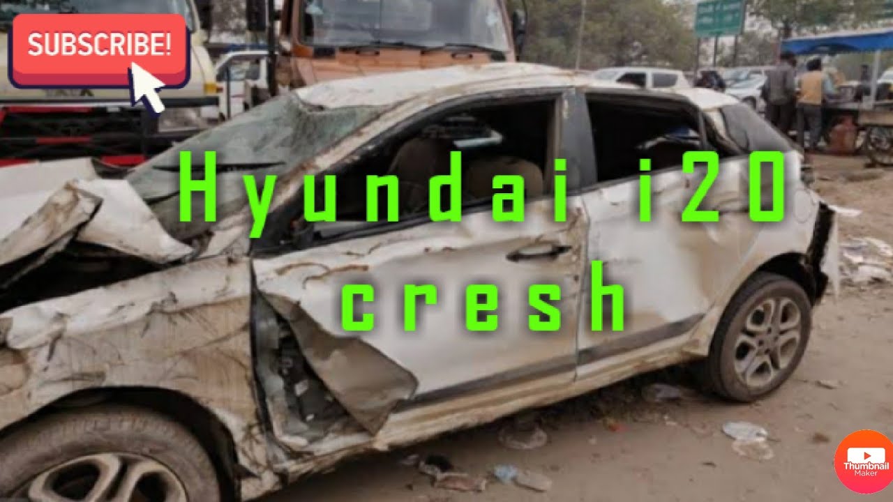 Hyundai elite i20  crash in India 🔥#trending