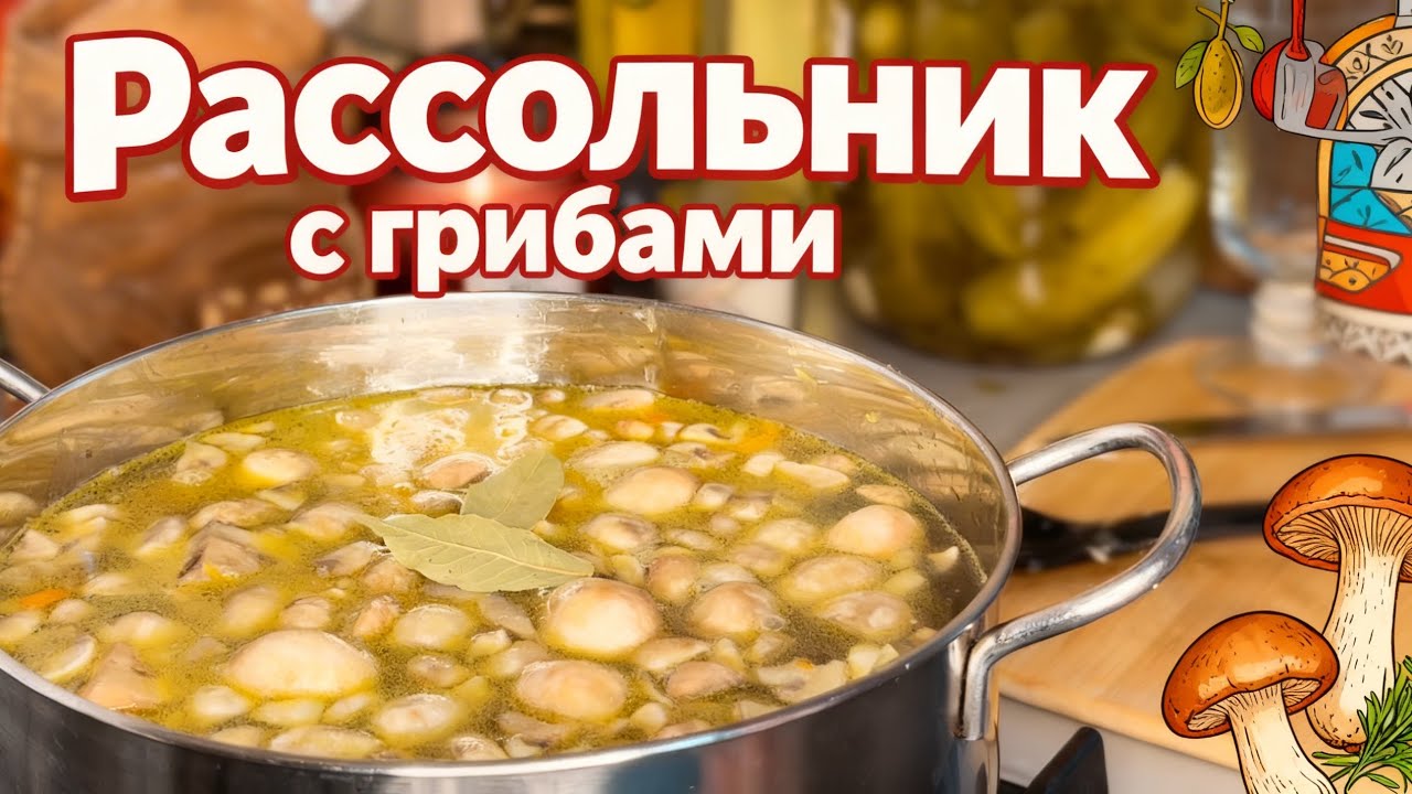 Грибной рассольник: Постный, но такой наваристый! #food #cooking #recipe 