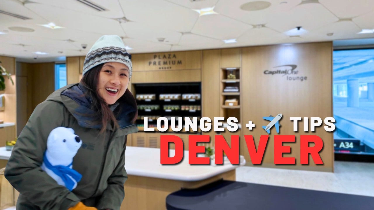 Denver Airport (DEN) 2026 Guide ✈️ Capital One vs Amex Lounge – Which Is Better? [Full Walkthrough]