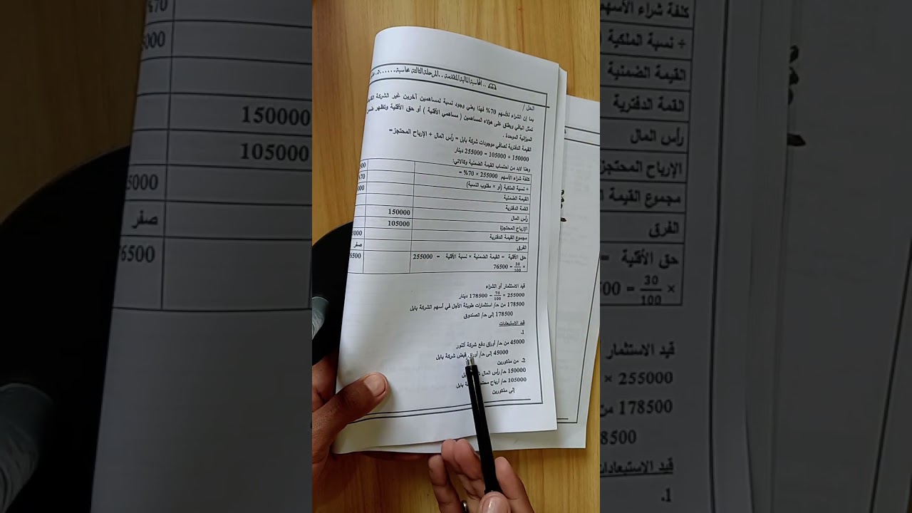 مالية متقدمة مثال 7  ص  26