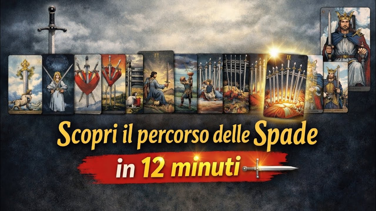 IMPARA A LEGGERE I TAROCCHI IN POCHI MINUTI! PARTE 1: LE SPADE 