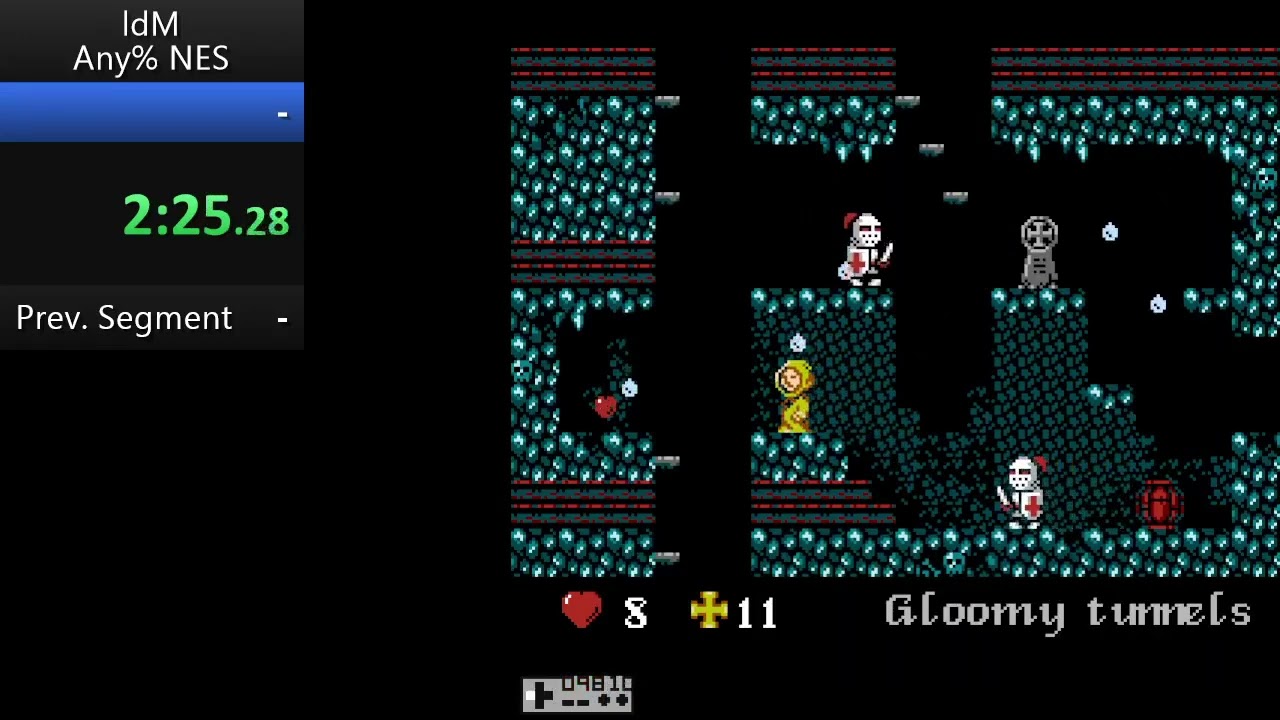 l'Abbaye des Morts NES Any% - 3:07.125 WR