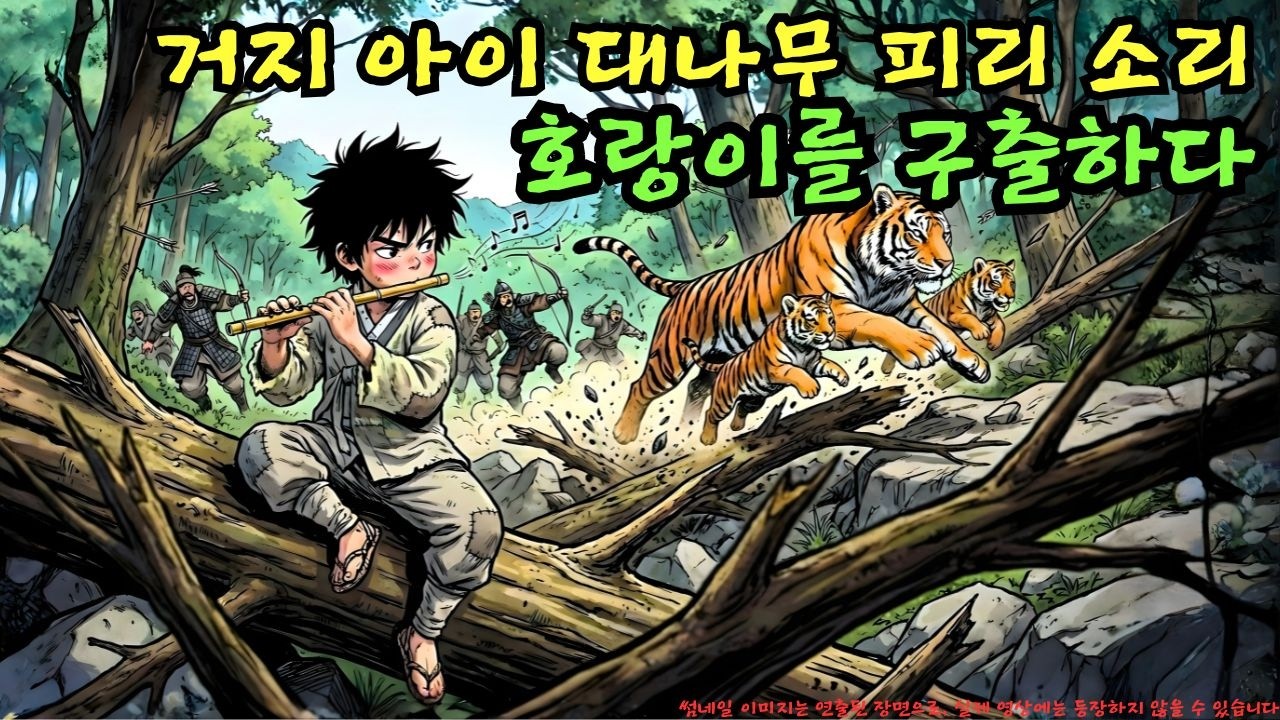 👉 열 살 거지 아이, 대나무 피리 소리로 호랑이 무리를 사냥꾼의 포위망에서 이끌다… 이 행동은 과연 위험하지 않을까? | 야담 |옛날이야기 |민담 |전설 | 설화