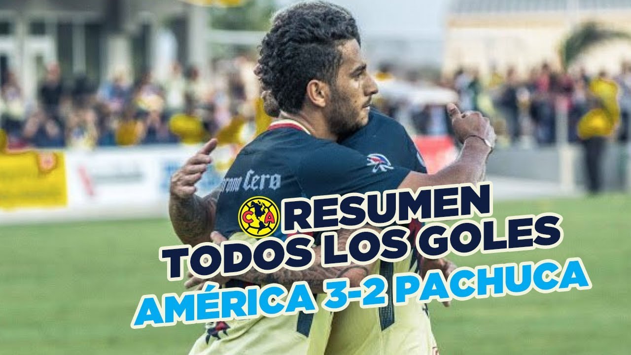 RESUMEN: Todos los goles Club América 3-2 Pachuca | Pretemporada #TourÁguila 2018