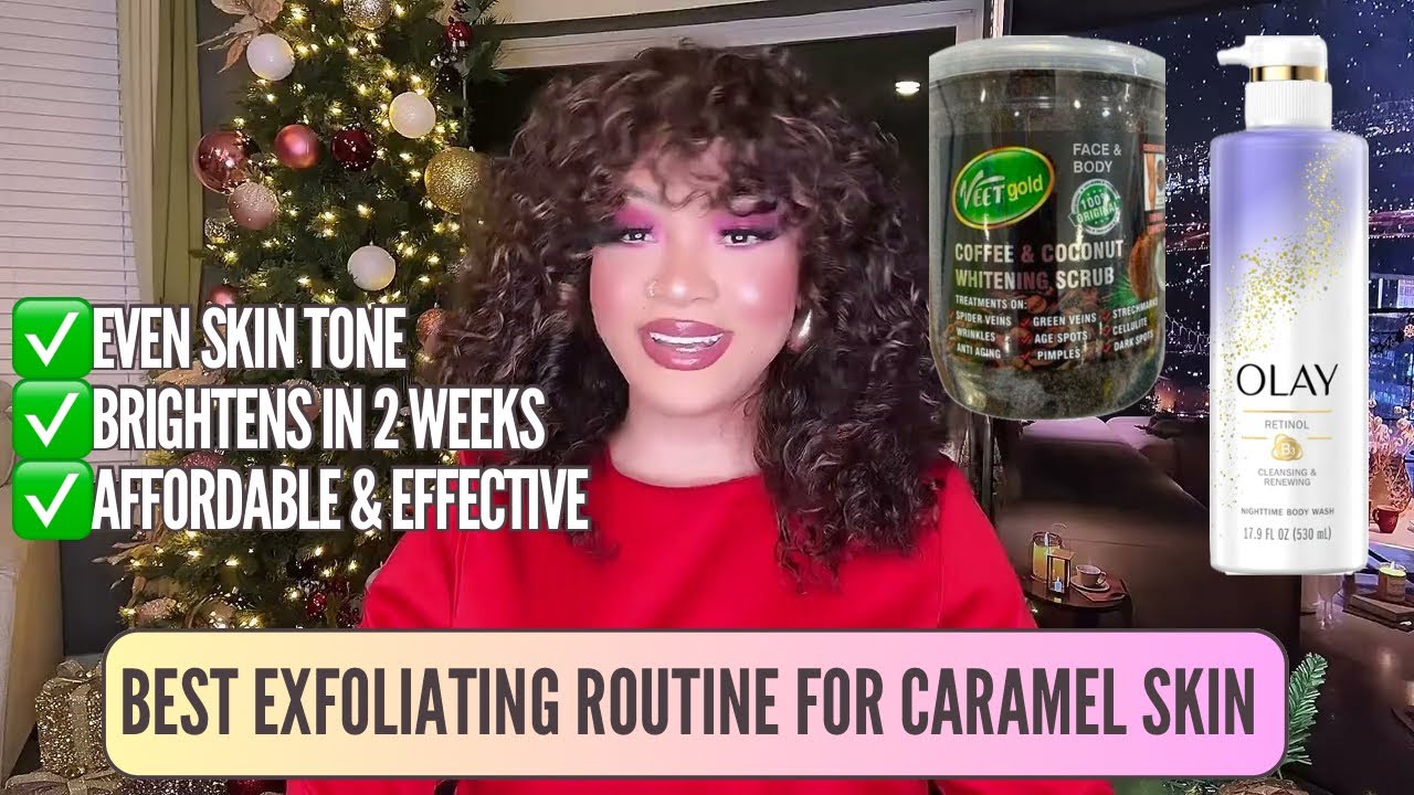 Best Affordable Shower and Scrub Routine for Soft #glowingskin #caramel Skin #viral @mayLuxeskincare
