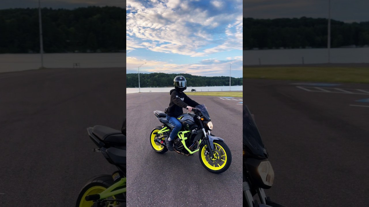 FZ-07 Fluo 💚 #yamaha #mt07 #fyp #bikelife