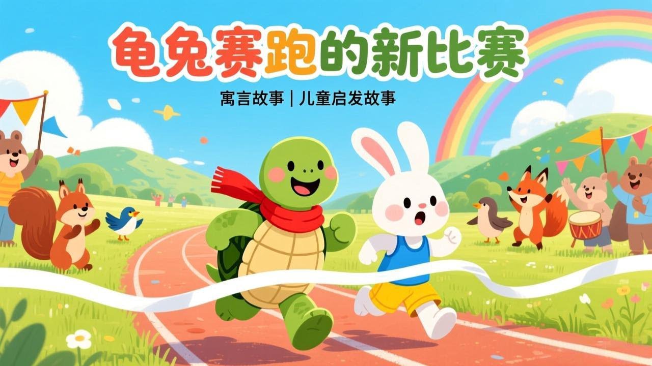 龟兔赛跑的新挑战，这次谁会赢？The Tortoise and the Hare's New Challenge | Who Will Win This Time? | Fun Story