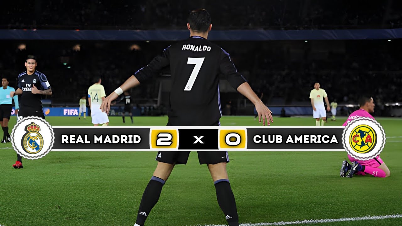 Real madrid 🇪🇦 × 🇲🇽 club america | 2 × 0 | HIGHLIGHTS | All Goals | Mundial de clubes 2016