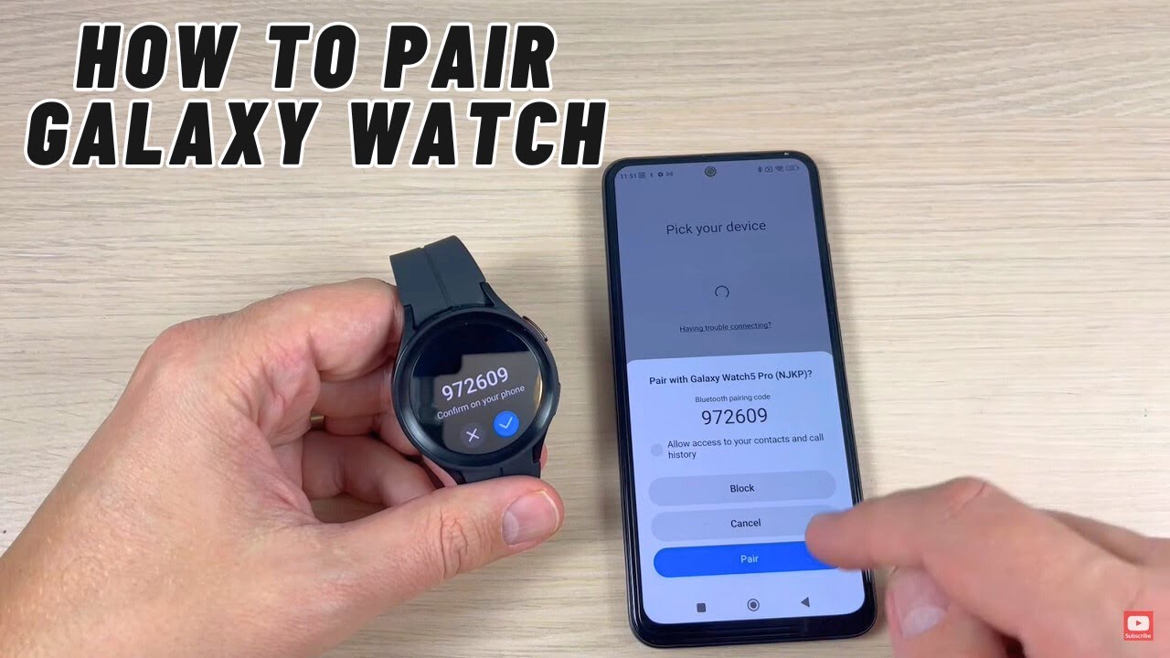 How to Pair (Connect) Samsung Galaxy Watch 5 & 6 with Xiaomi phones