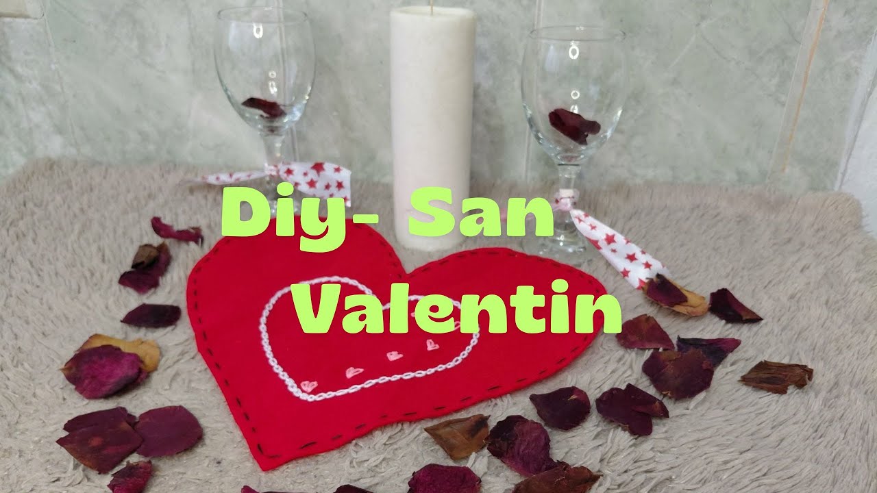 DIY.. San Valentin En Bordado - Valentine's Day idea