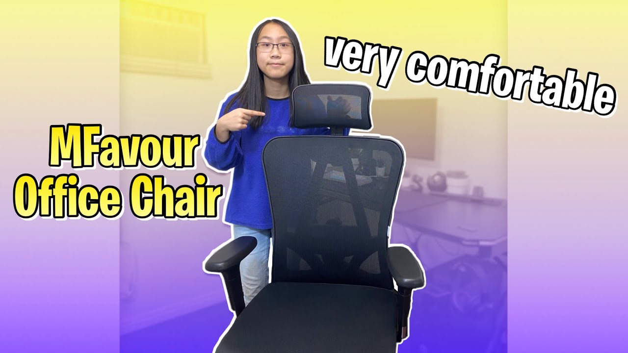 Mfavour Ergonomic Office Chair with Lumbar Support Review and Unbox