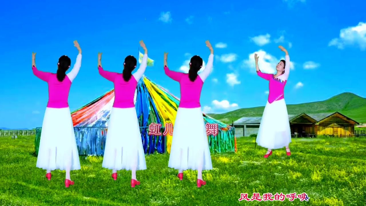 崔京浩一曲《心愿》优美大气简单好看易学藏族风背面+正面镜像演示