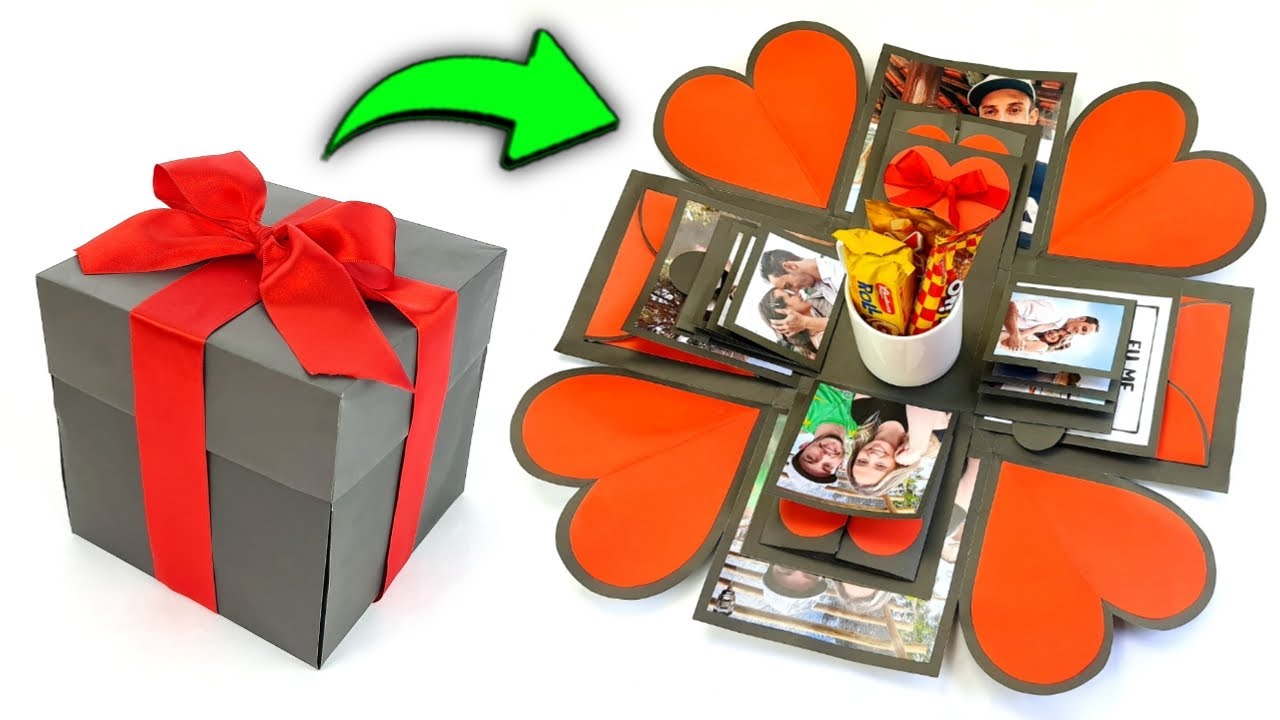 CAIXA EXPLOSIVA DIA DOS NAMORADOS 2024 - DIY EXPLOSION BOX