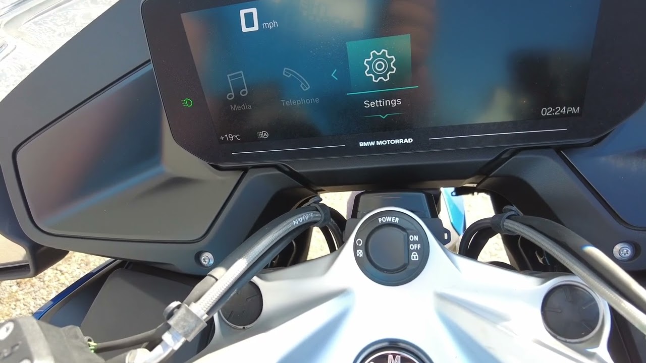 BMW R1250 RT Program Favourites' Buttons'