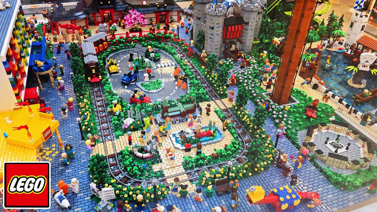 Полностью индивидуальный парк развлечений LEGO! Так вдохновляет!