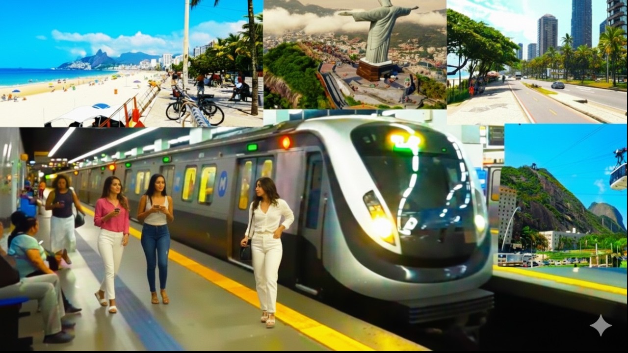 COMO CHEGAR DE METRÔ AOS PONTOS TURÍSTICOS E PRAIAS DO RIO DE JANEIRO