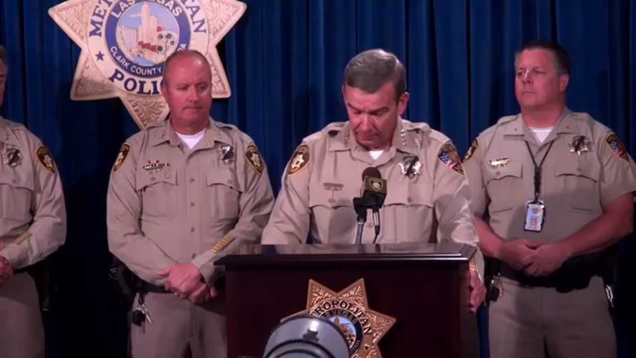Media Briefing:  Two LVMPD officers killed in ambush attack.