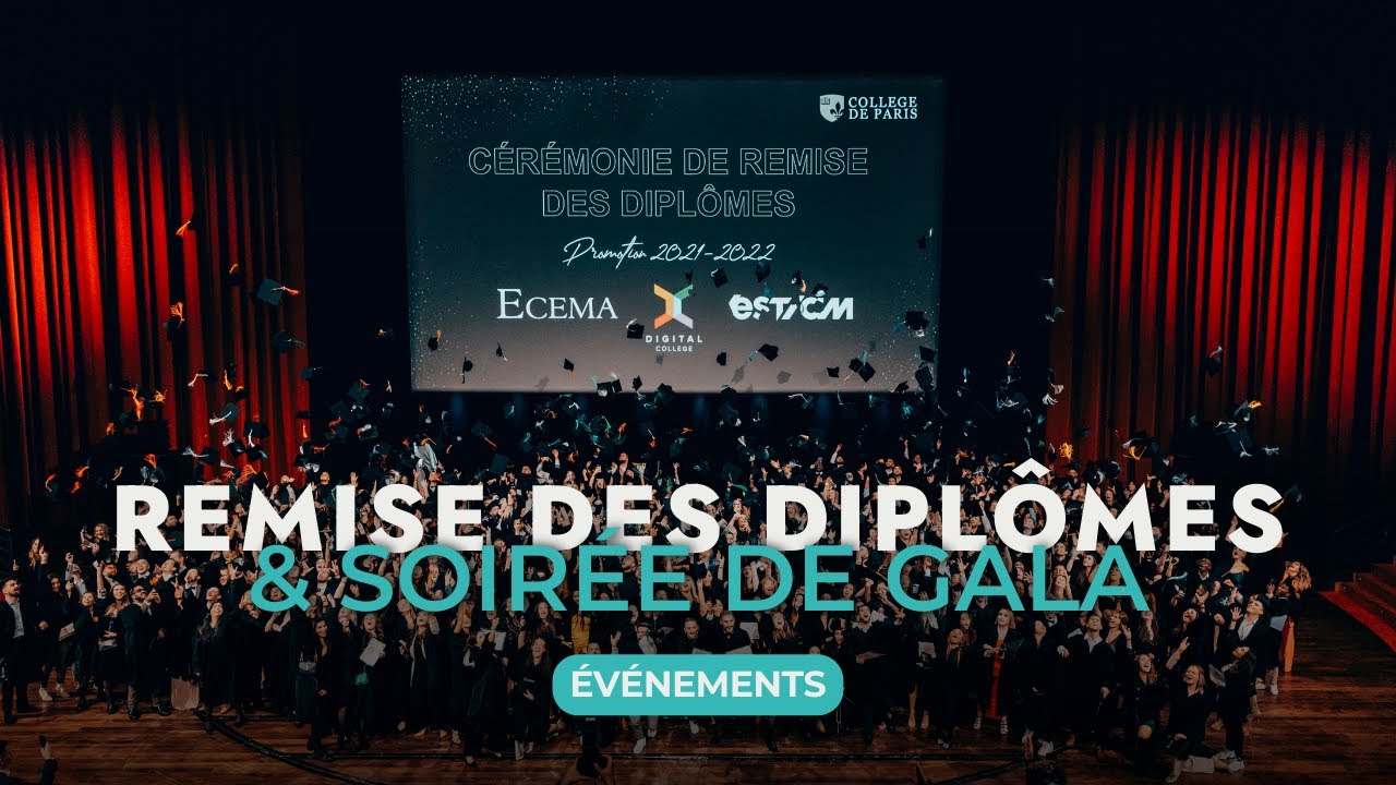 REMISE DES DIPLÔMES ET GALA ECEMA 2022