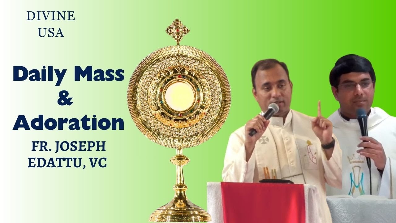 NOV. 28, 2025 | DIVINE USA | HOLY MASS | FR. JOSEPH EDATTU VC | FR. JOSE K VC