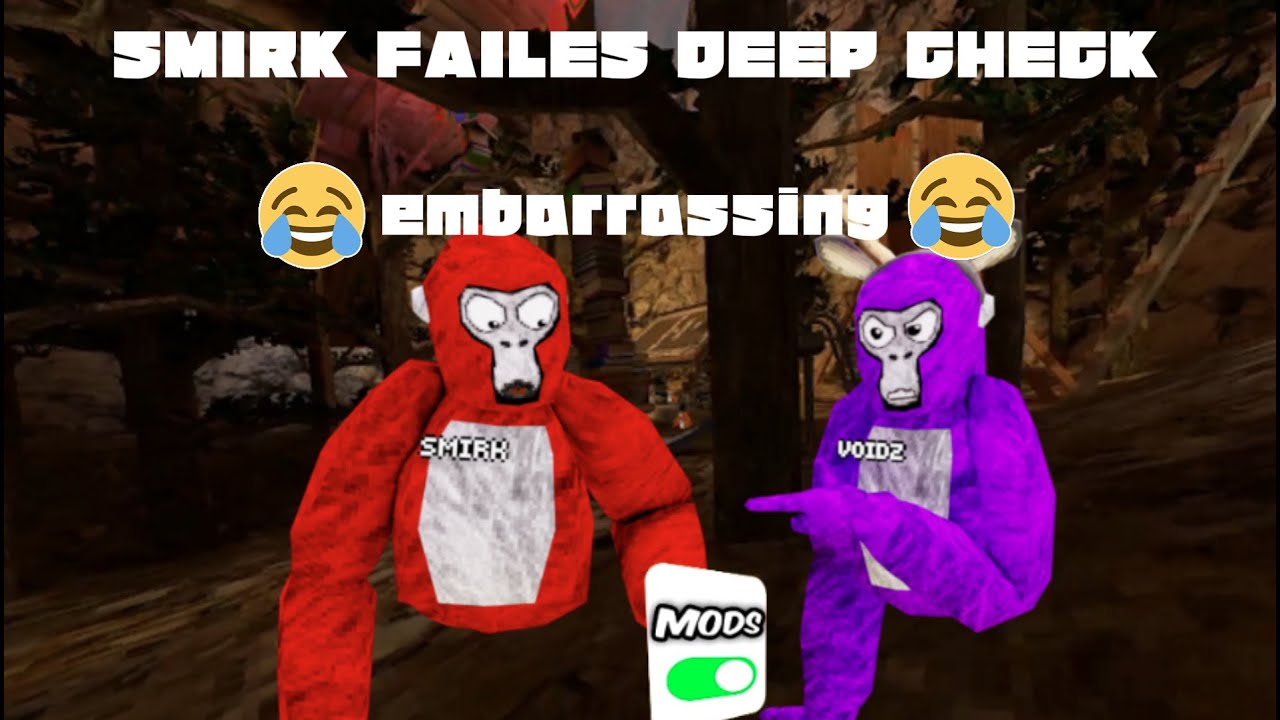 SMIRK FAILES DEEP CHECK (embarrassing)