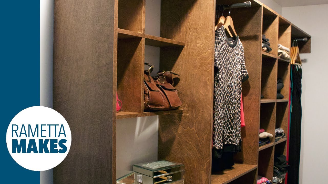 How to Build a Custom Walk-In Closet // DIY - Part 2