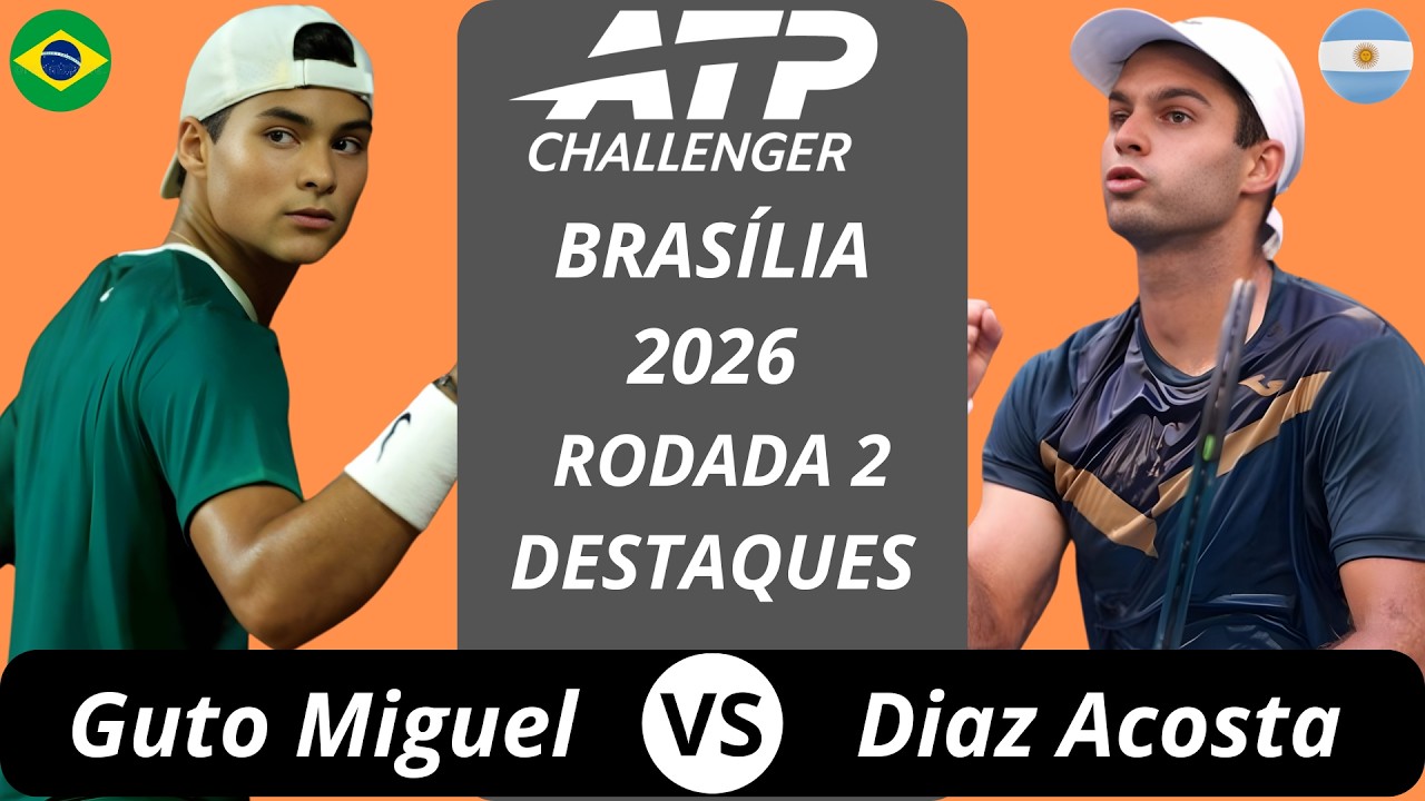Luis Guto Miguel vs Facundo Diaz Acosta | Brasília 2026 R2 Destaques