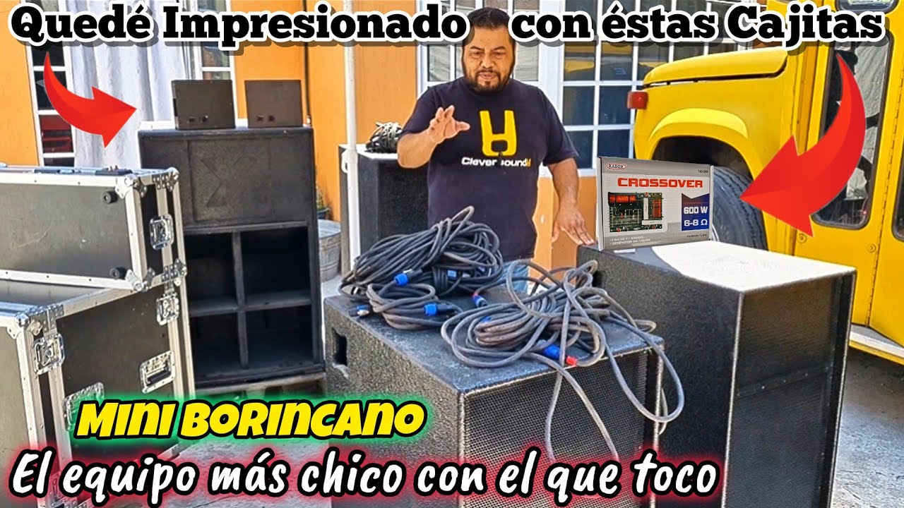 Puse 2 Crossovers por fuera de los Bafles y se OYÓ MÁS PERRÓN el Sonido!