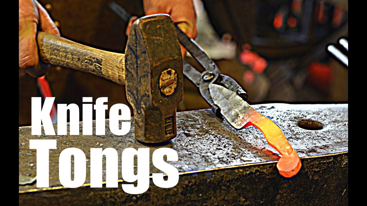 Forging a Pair of Knife Making Tongs
