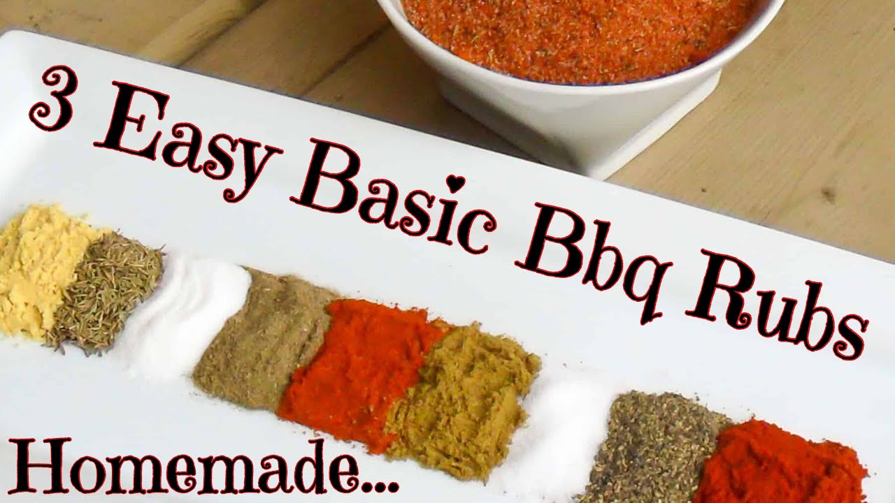 3 EASY AND SIMPLE BASIC BBQ RUBS WITH SIMPLE INGREDIENTS | HOW TO MAKE A ALL PURPOSE BBQ RUB | SPG