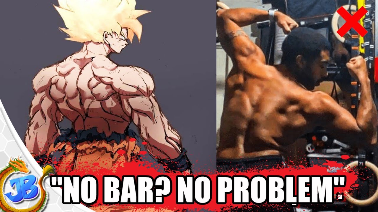 Build A GOKU Back At Home! No Pull-Up Bar Needed