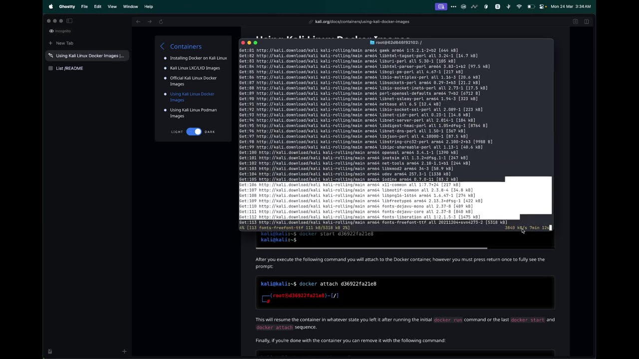 How to Use Kali Linux in Docker Container (macOS)