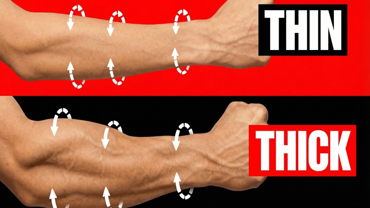 Only 2 Exercises to Build Incredibly Large Forearms!