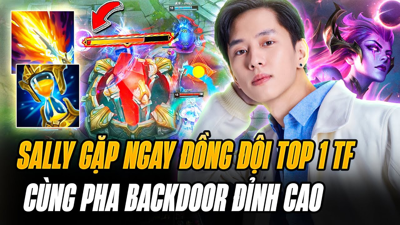 Sally Bị Đối Thủ Ép Rừng Đầu Trận Và Game Đấu Backdoor Cực Gắt Khiến Đối Thủ Mất Ngủ