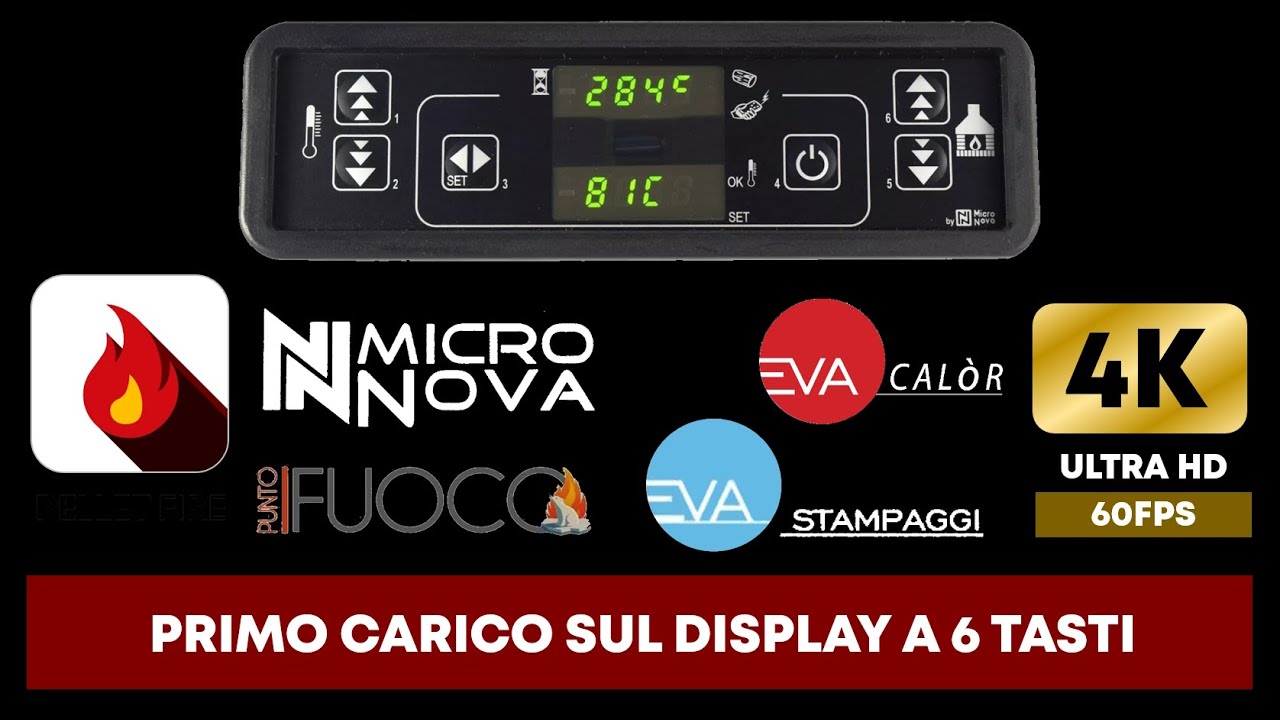 [TUTORIAL 2024] PRIMO CARICO sul display a 6 tasti di EVA CALOR