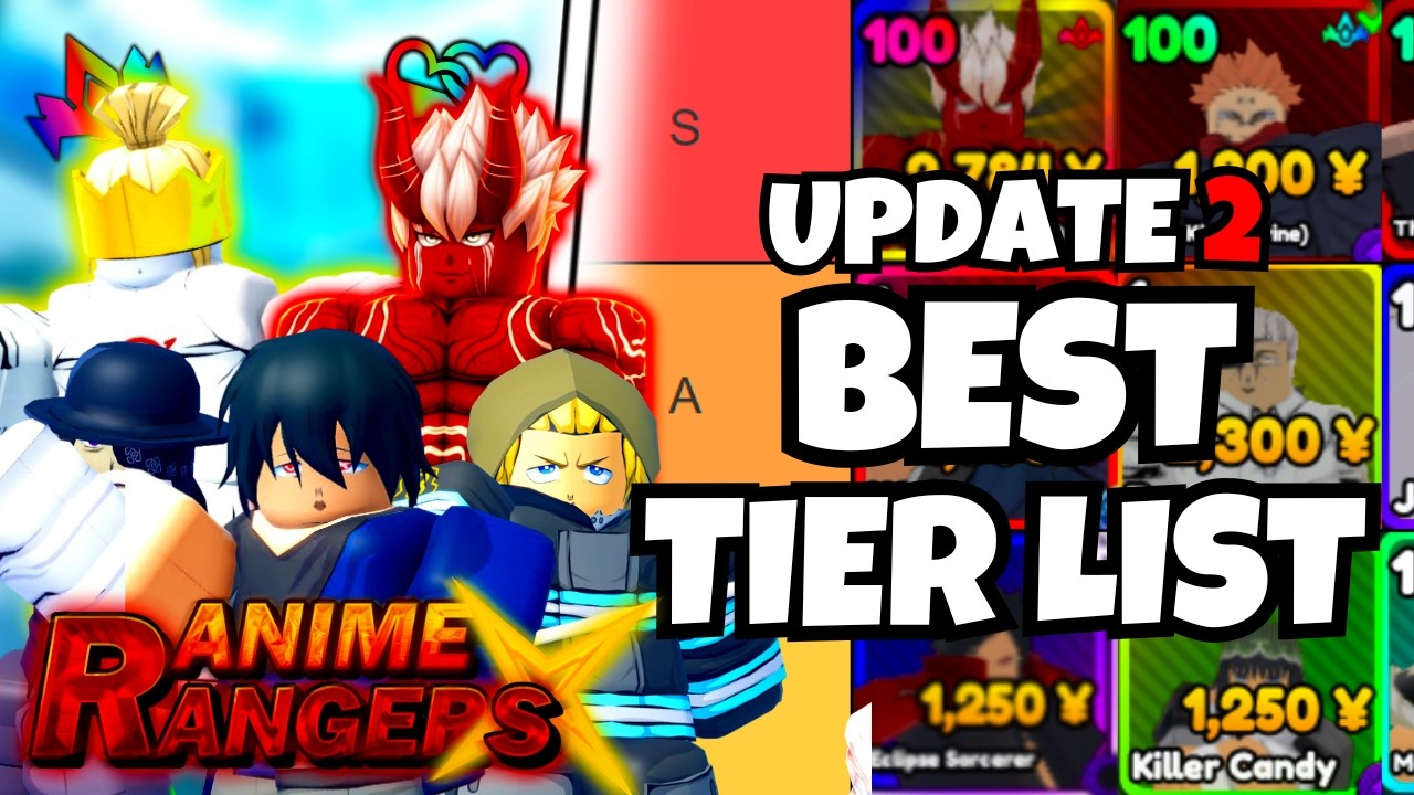 Лучший рейтинг персонажей в обновлении 2 для Re:Rangers X!