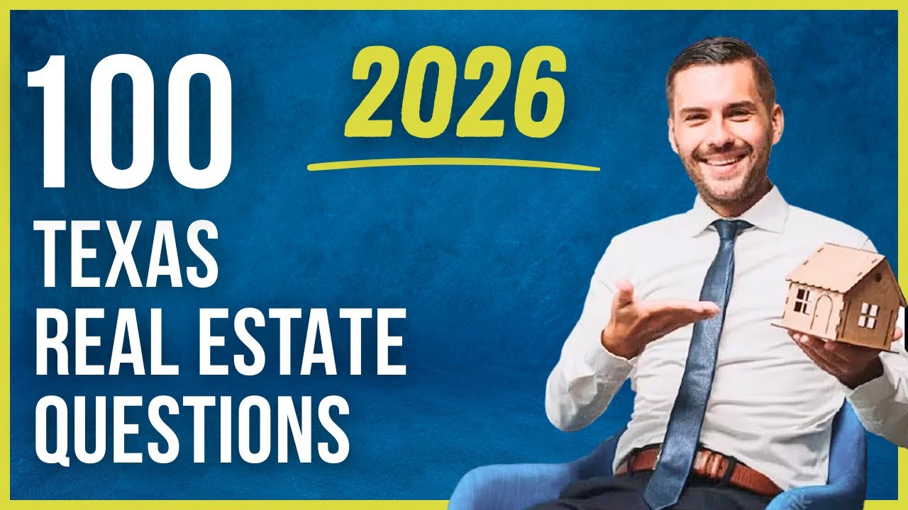 Texas Real Estate Exam 2026 (100 Questions with Explained Answers)