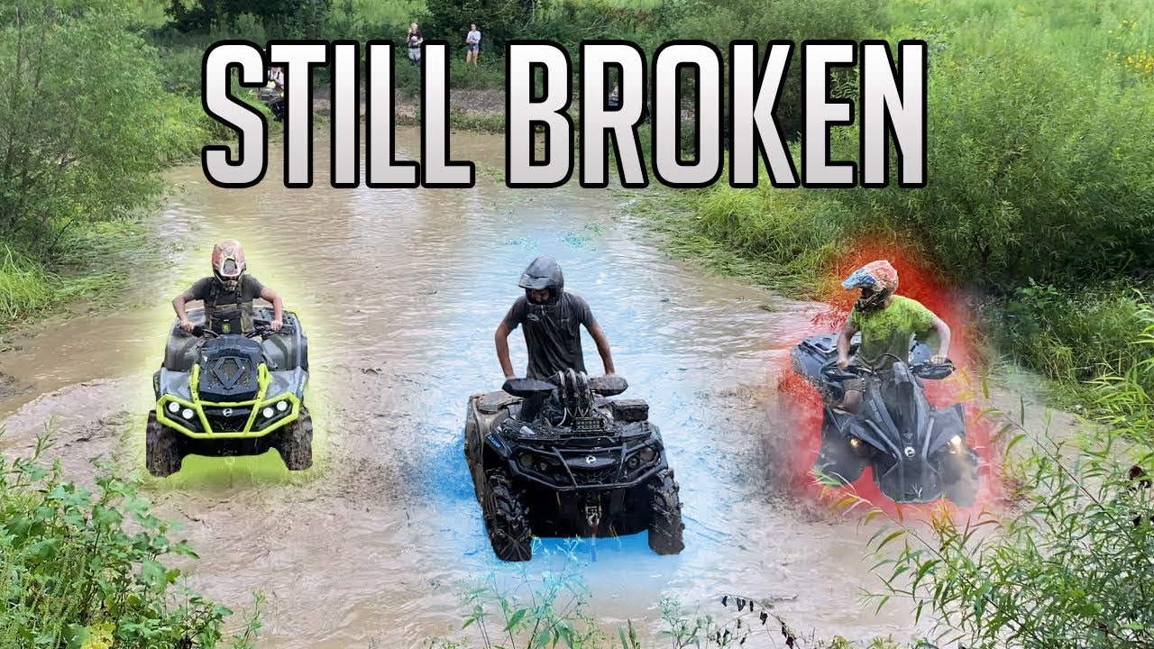 Broke My Can-Am In a Mud Race!