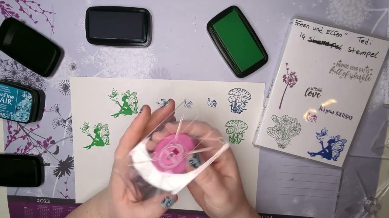 Das Acrylblock Set vom TEDI im Test Stempel mit auswechselbarem Griff? Macht das Sinn 🤔 ist es gut?
