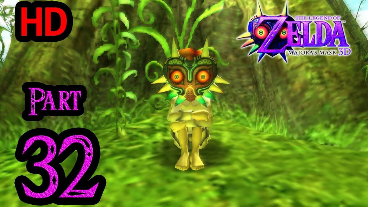 Zelda Majora's Mask 3D 100% Walkthrough 1080p HD Part 32 - The Moon - Fierce Deity Mask