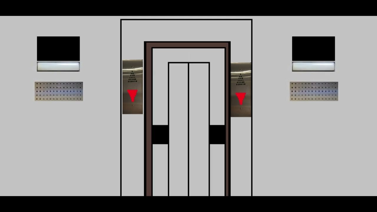 Animated: “𝕄𝔸𝔻ernized” OTIS Traction Elevators, 5070 Surtappield Ave E, Toronto (Scarborough), ON
