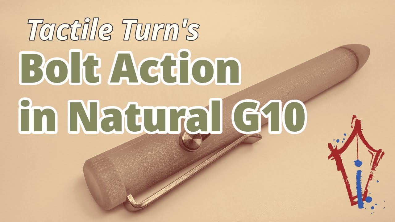 Распаковываем тактильный поворотный затвор в корпусе G10 Natural!