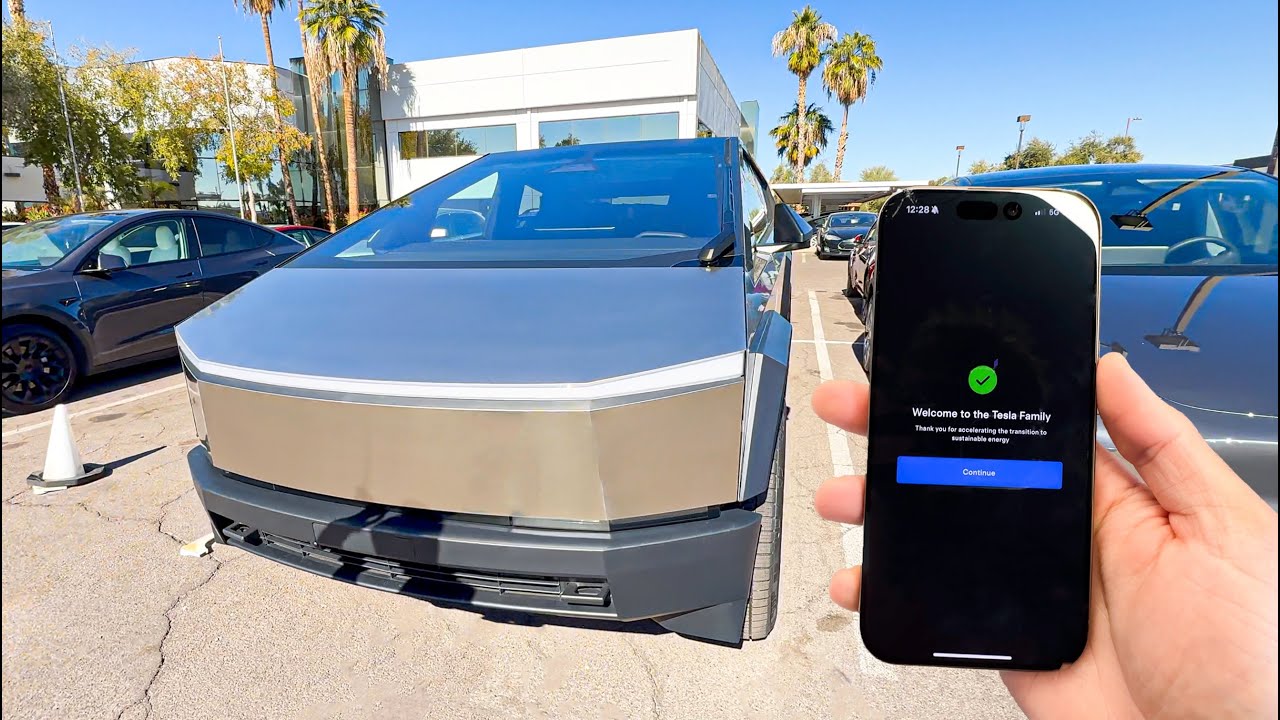 Tesla Cybertruck Non-Foundation Delivery!