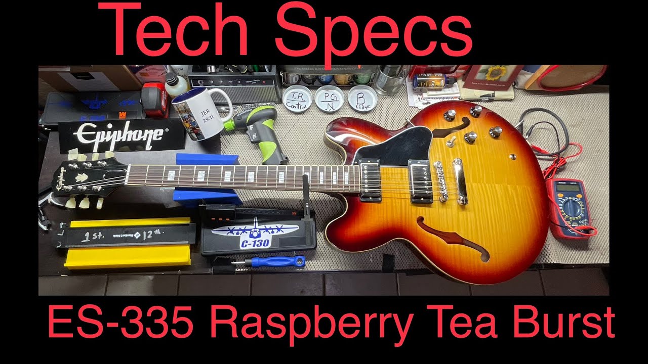 Технические характеристики: Epiphone ES-335 Figured Raspberry Tea Burst