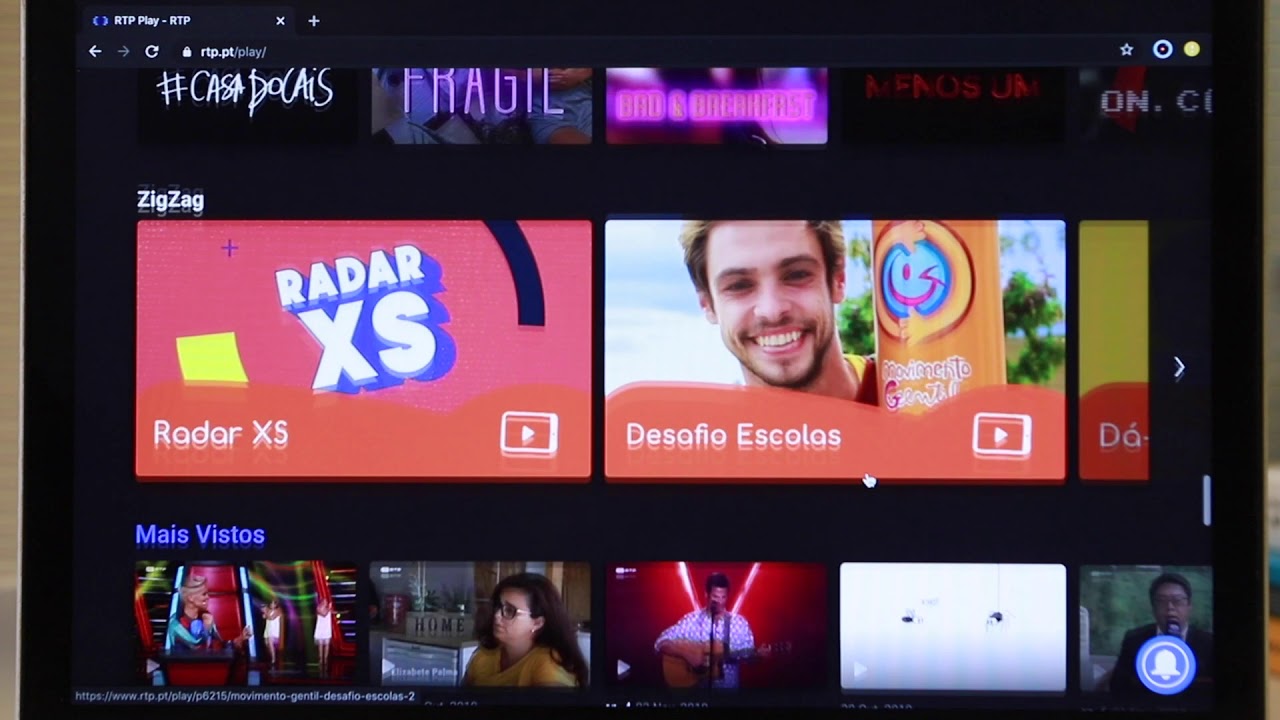 A RTP Play est&aacute; nos computadores | RTP